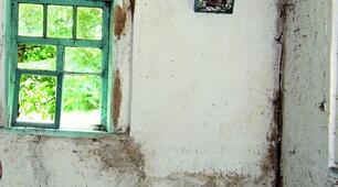 В самотній хаті в кутку ікони...