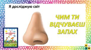 Презентація Жаркова ЯДС 1 клас урок 71 ЧИМ ТИ ВІДЧУВАЄШ ЗАПАХ  (для очного та дистанційного навчання )