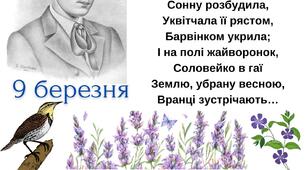 Робочий аркуш "Шевченківські дні"