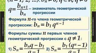 Самостійна робота "Геометрична прогресія"