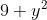 9+y^2
