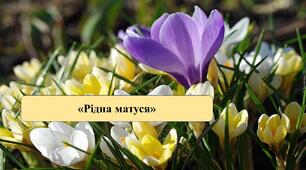 Презентація на тему: "Рідна матуся"