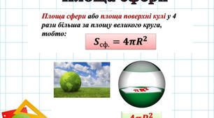 (Копія) Площа сфери