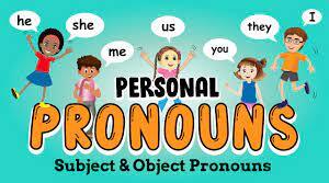 Personal subject pronouns