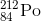 _{84}^{212}\textrm{Po}