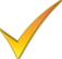 оранжевая галочка png 4 » PNG Image