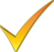оранжевая галочка png 4 » PNG Image