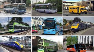 Transport vocabulary + because, and, but, or