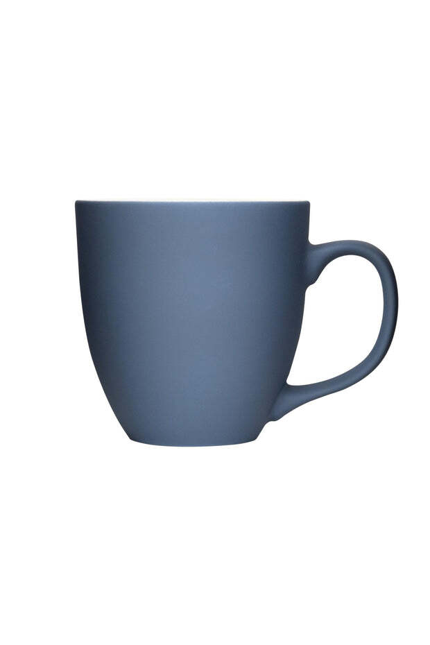 Jumbo Kaffeetasse in Matt Blau, 450 ml – Kumaio™ Selecto