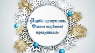 Ознаки подібності трикутників