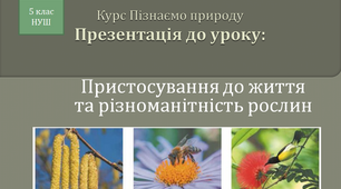 Пристосування до життя та різноманітність рослин