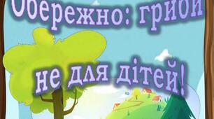 Консультація для батьків "Обережно: гриби не для дітей!"