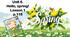 Презентація "Hello, spring! Lesson 1"