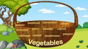 Завдання. Розмістити правильно fruits, vegetables, berries.