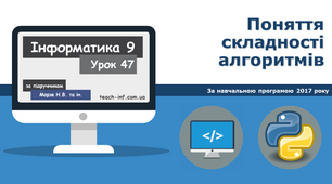 Поняття складності алгоритмів