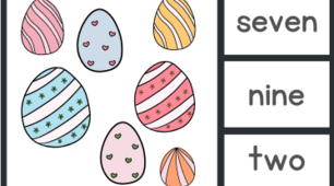 Easter (Великдень) Розробка Сounting eggs
