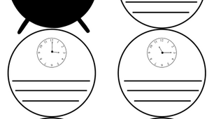 Worksheet "What time is it?"