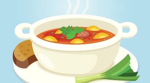 Картки для читання "My favourite food"