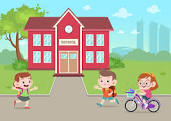 Картинки по запросу picture cartoon go to school