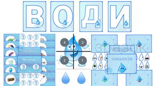 Оформлення + матеріал+ ігри  "День Води"