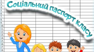Соціальний паспорт класу для вчителів початкових класів