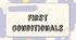 Grammar. First Conditionals