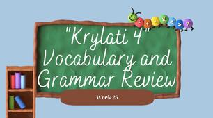 Week 25 Vocabulary and Grammar Review