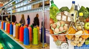 Виробництво тканин, одягу, взуття. Виробництво харчових продуктів і напоїв