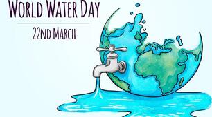 Плакат "World Water Day/ 22nd March" (на 12 аркушів) до Всесвітнього дня водних ресурсів