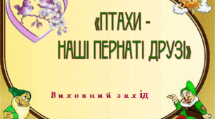 Квест "Птахи наші друзі"
