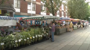 A farmers' market