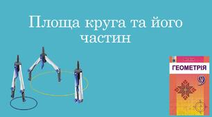 Презентація "Площа круга та його частин"