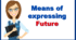 Means of expressing future