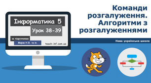 Команди розгалуження. Алгоритми з розгалуженнями