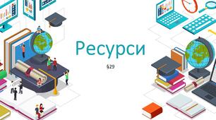 Презентація "Ресурси". 5 клас НУШ
