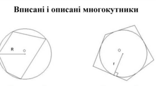 8 кл. Урок 50. Вписані та описані многокутники. (14.03.2023)