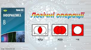 Логічні операції. 8 клас