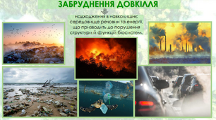Презентація на тему "Види забрудення"