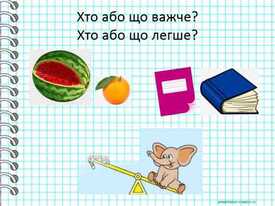 Математика 1 клас. Вимірюємо маси предметів. - YouTube