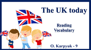 Презентація " The UK today "