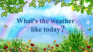 Презентація "What's the weather like today?"