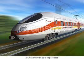Modern high speed train. | CanStock