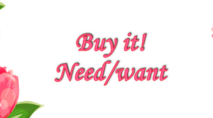Презентація "Buy it! Need/want"