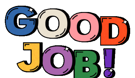 Well Done Good Job Sticker by Paula Baines for iOS & Android | GIPHY