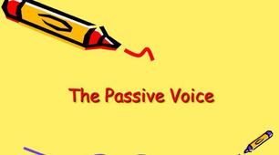 Present and past passive 