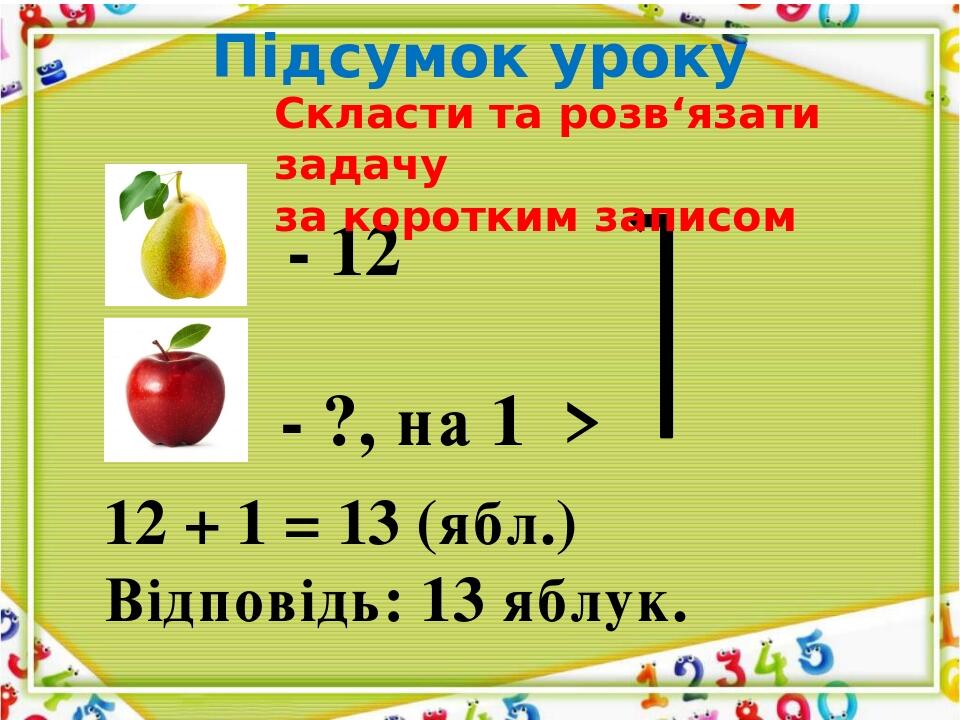 Презентація "Числовий ряд. Додавання і віднімання числа 1 (15+1, 15 -1 ...