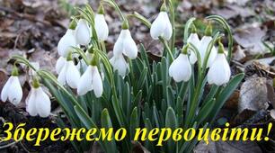 Акція «Еко дія на захист первоцвітів».