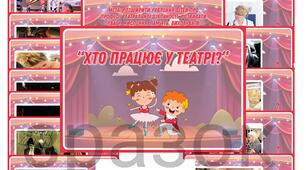 Дидактична гра “Хто працює у театрі?”