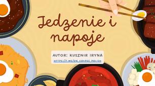 Урок лексики "Jedzenie i napoje" | Польська мова | Polish
