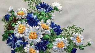 Що потрібно для вишивки стрічками?